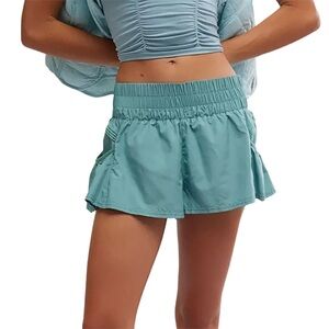 free people movement get your flirt on shorts in teal